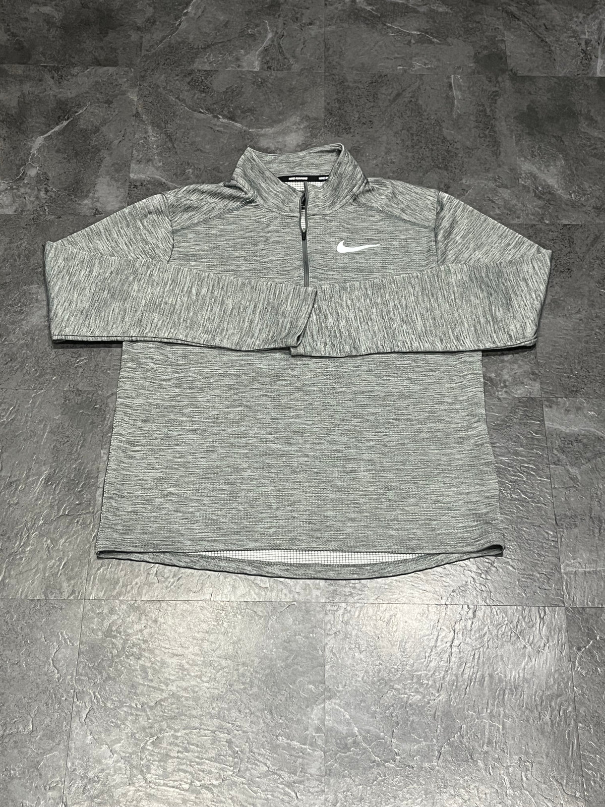 Grey Nike Men’s Dri Fit Pacer 1/4 Zip Top