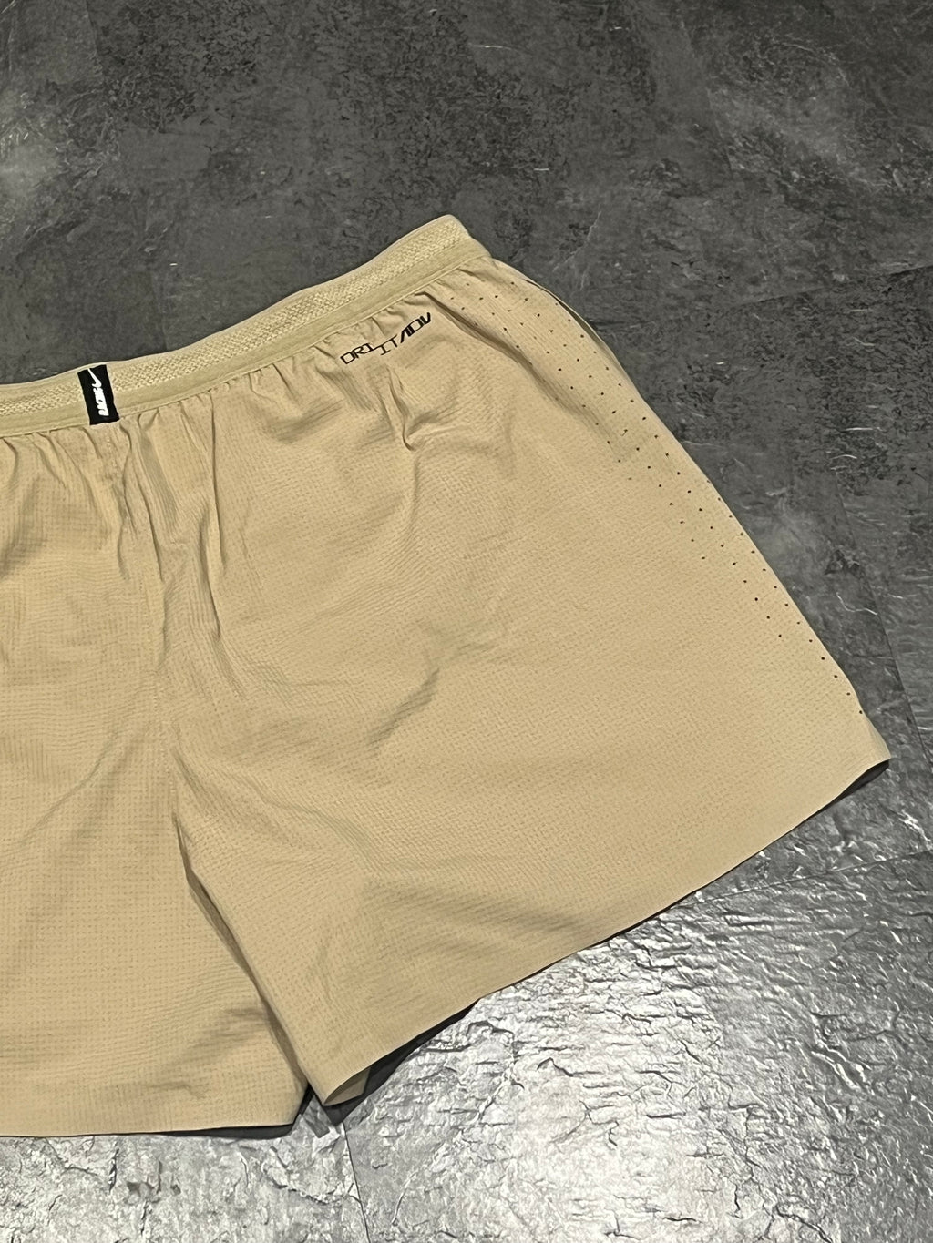 Desert Tan Nike Men’s Dri Fit ADV Aeroswift 2” Racing Split Shorts