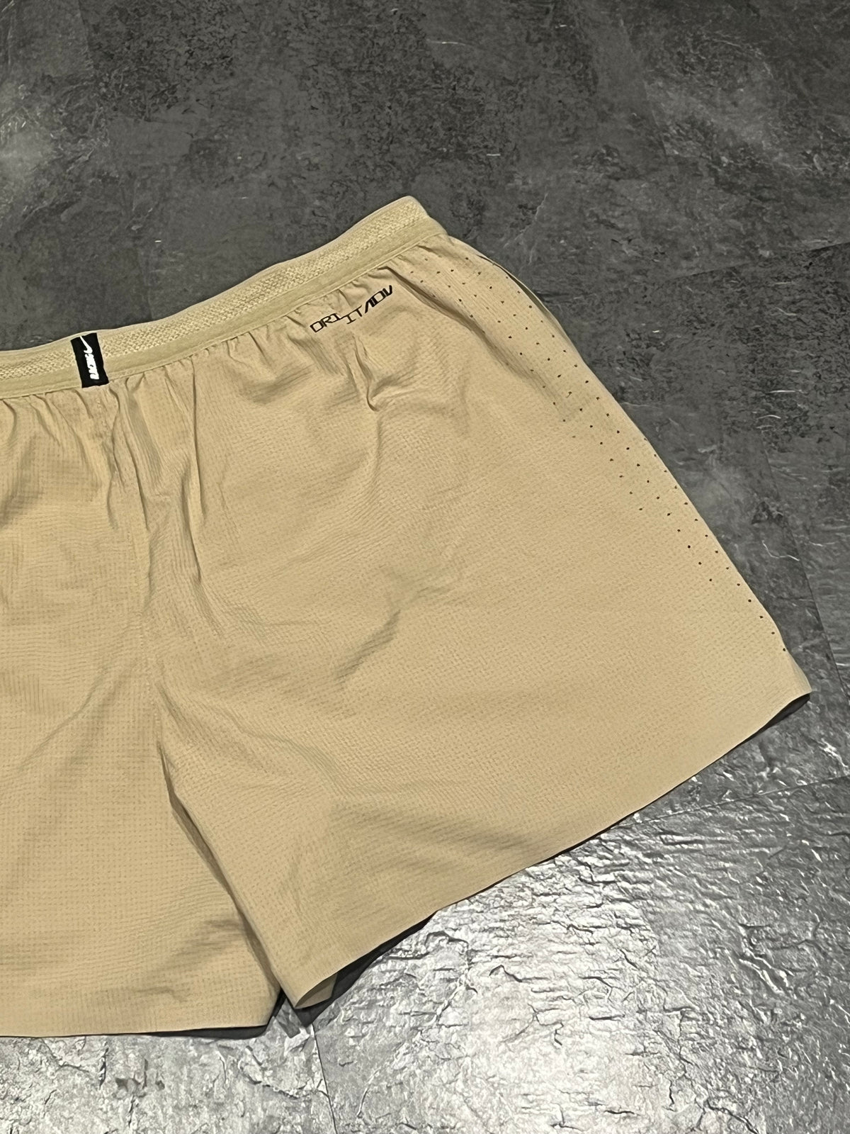 Desert Tan Nike Men’s Dri Fit ADV Aeroswift 2” Racing Split Shorts