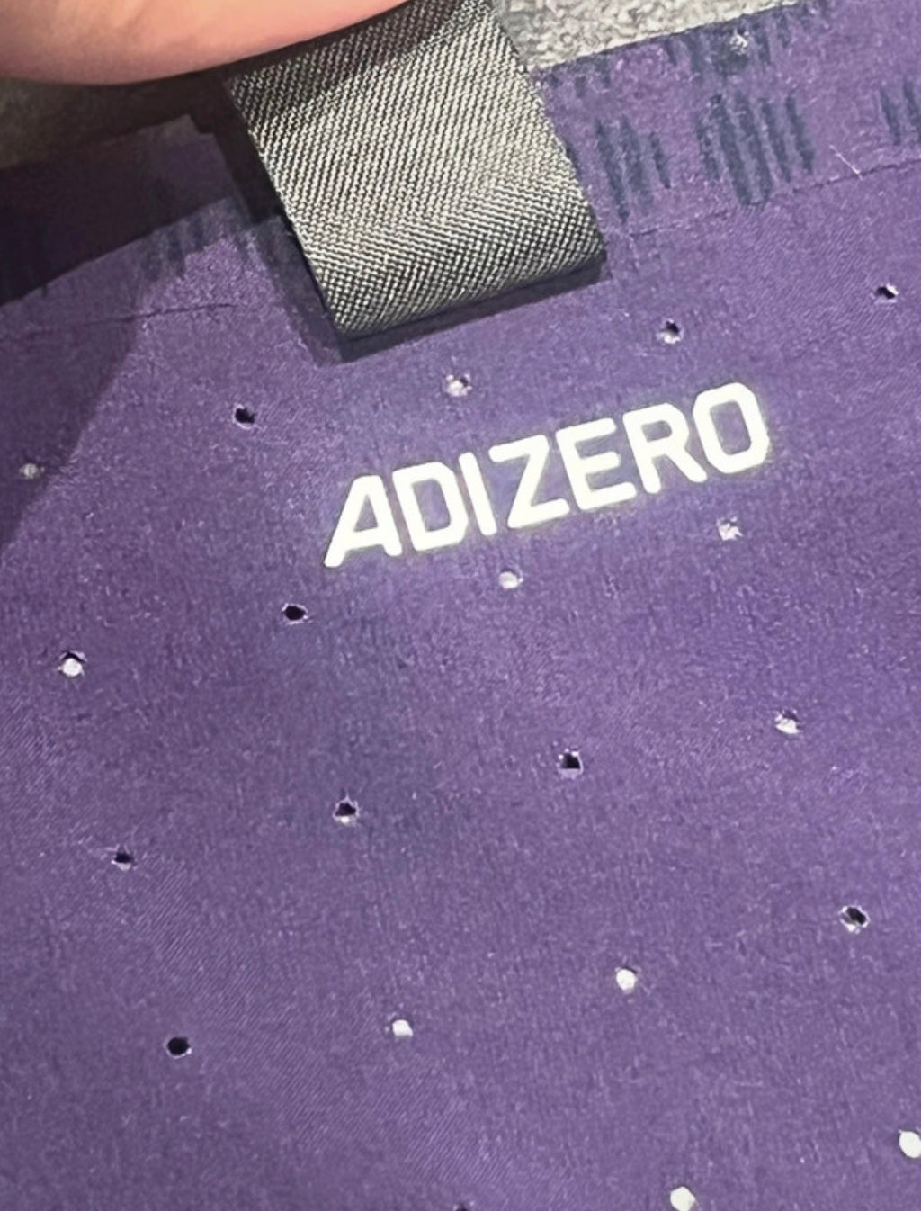 Plum Adidas Adizero Men’s Promo Racing Singlet