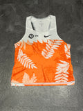 Orange & White Nike Men’s Dri Fit ADV Aeroswift Team NN Singlet