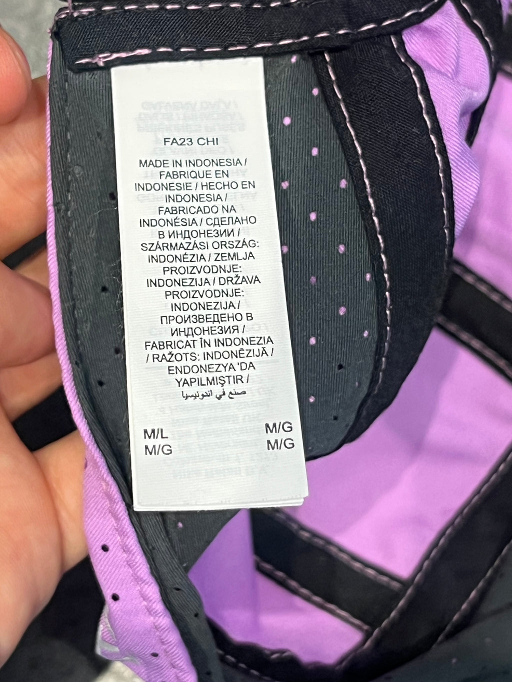 Purple Nike Dri Fit ADV Fly Running Cap - Unisex