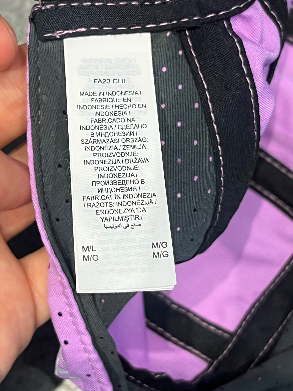 Purple Nike Dri Fit ADV Fly Running Cap - Unisex