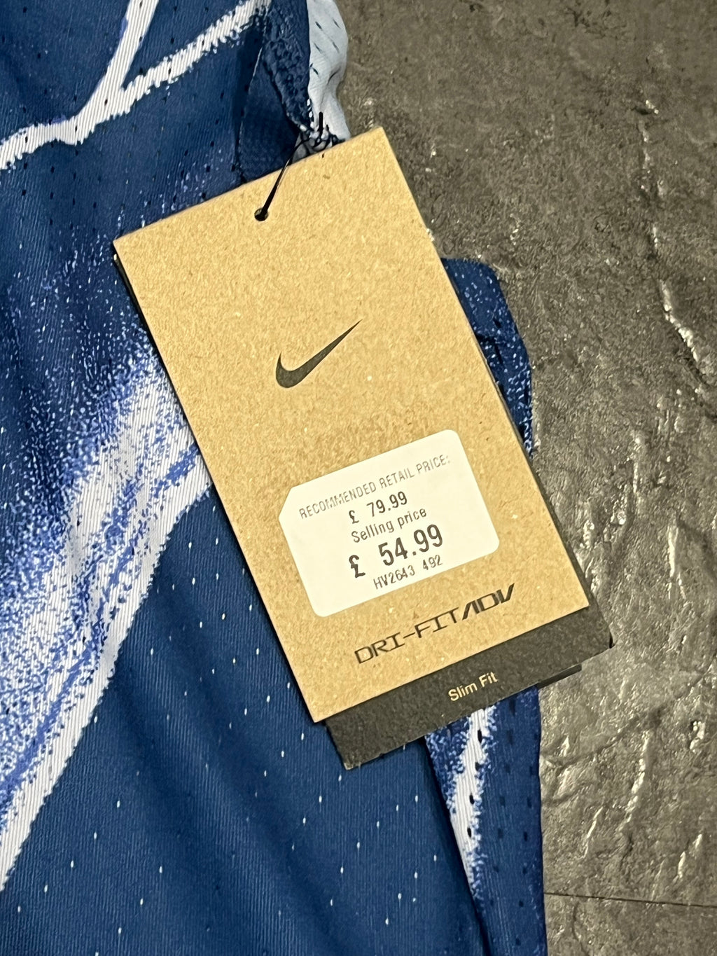 Coastal Blue/White Nike Men’s Dri Fit ADV Aeroswift Racing Singlet