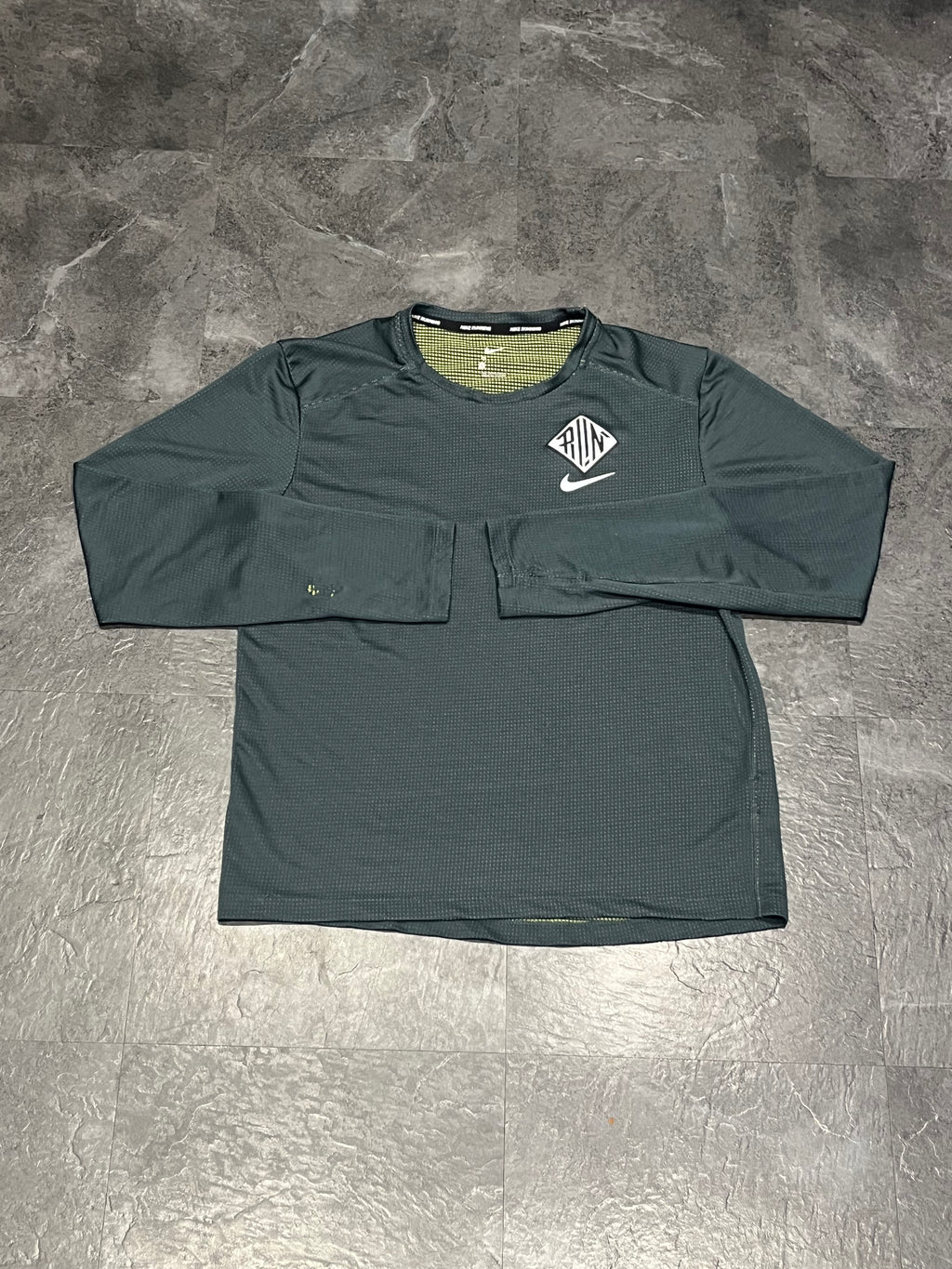 Green Nike Men’s Dri Fit Wild Run Long Sleeve Running Top