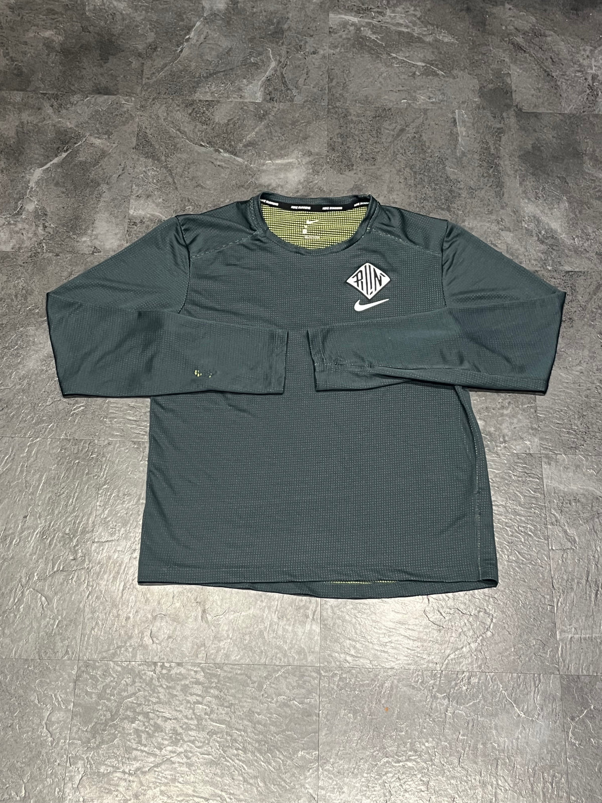 Green Nike Men’s Dri Fit Wild Run Long Sleeve Running Top
