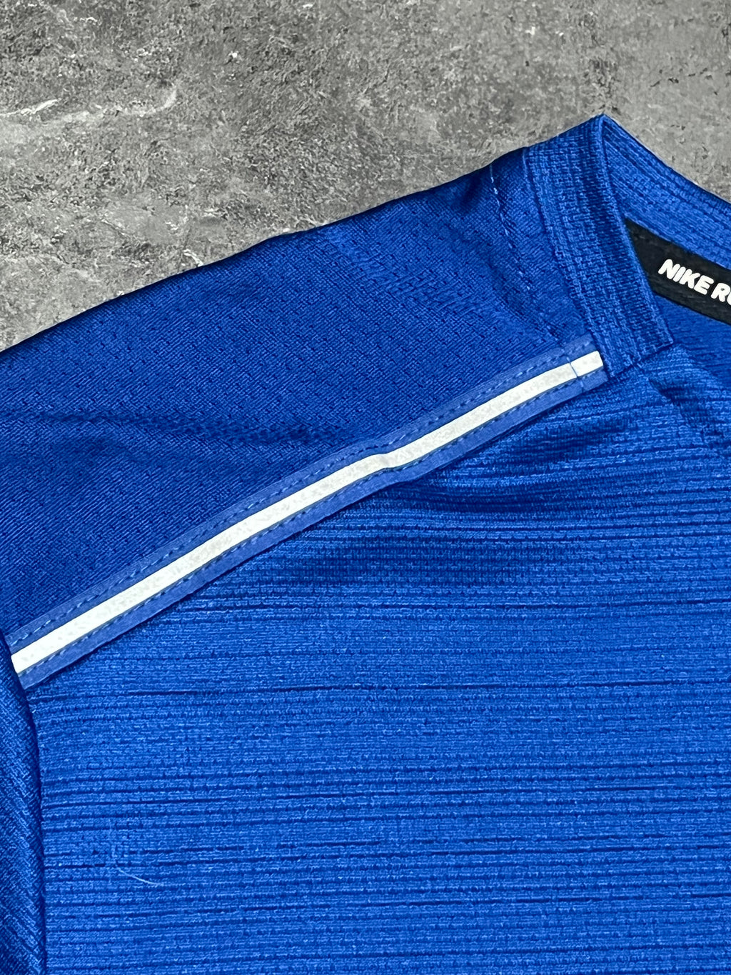 Blue Nike Men’s Dri Fit Miler Long Sleeve Running Top