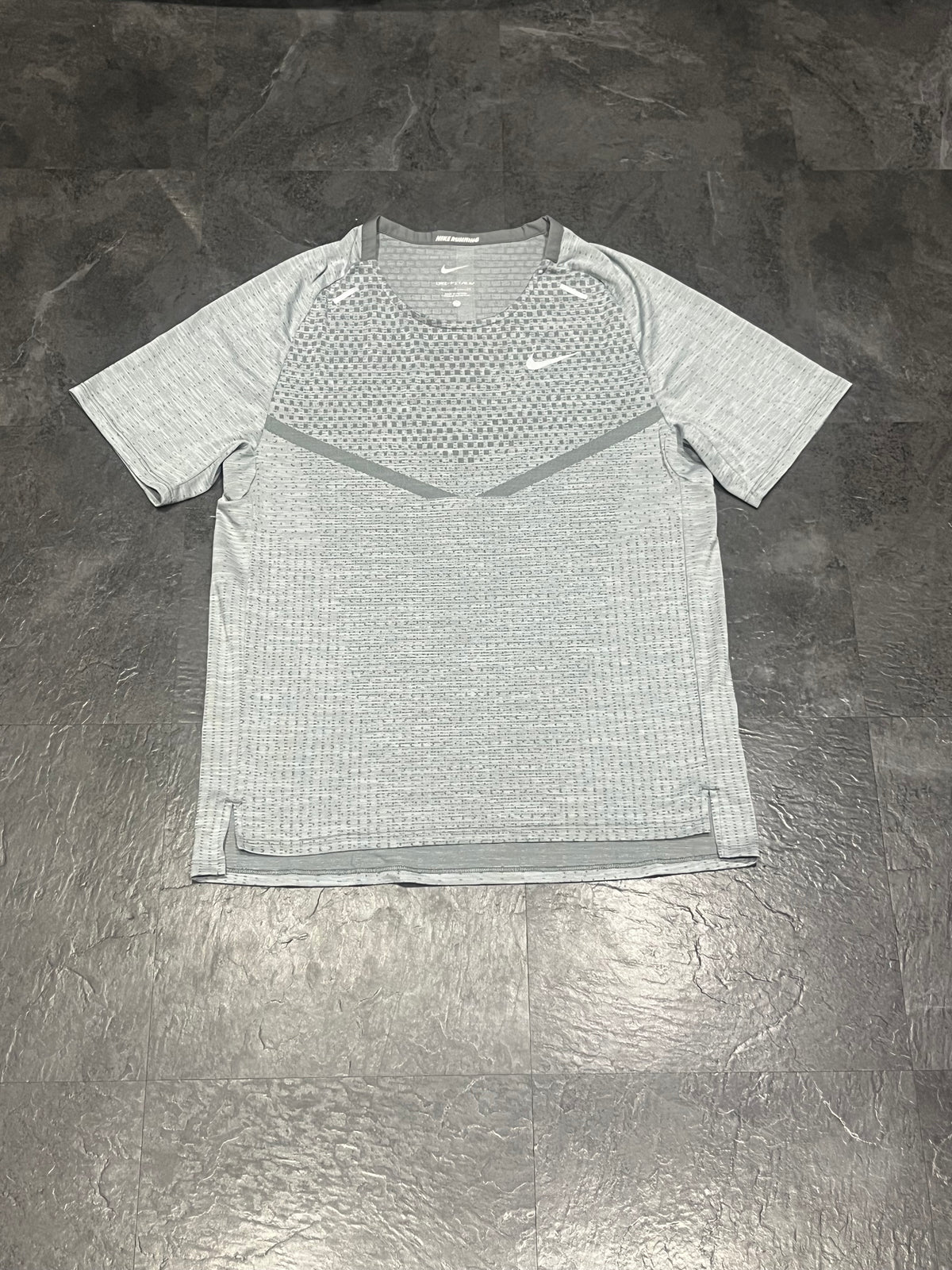 Grey Nike Men’s Dri Fit ADV Running T Shirt