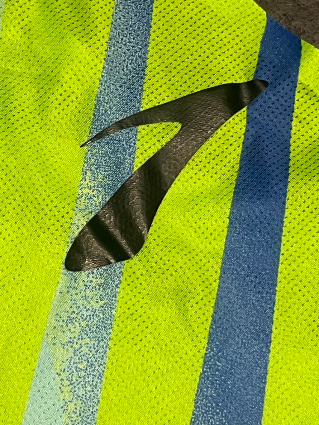 Green & Blue Brooks Men’s Pro Elite Racing Singlet