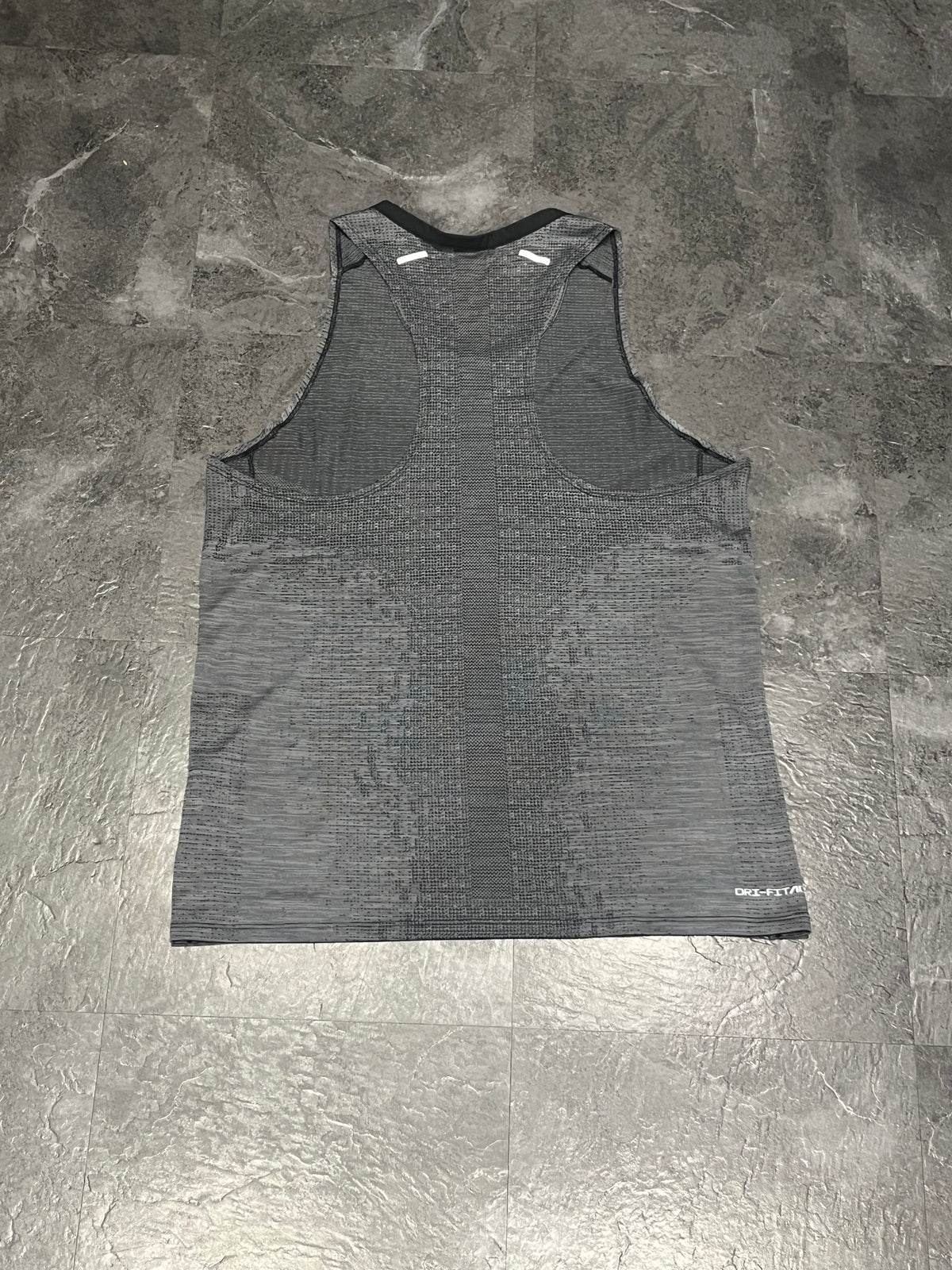 Dark Grey Nike Men’s Dri Fit ADV Running Singlet
