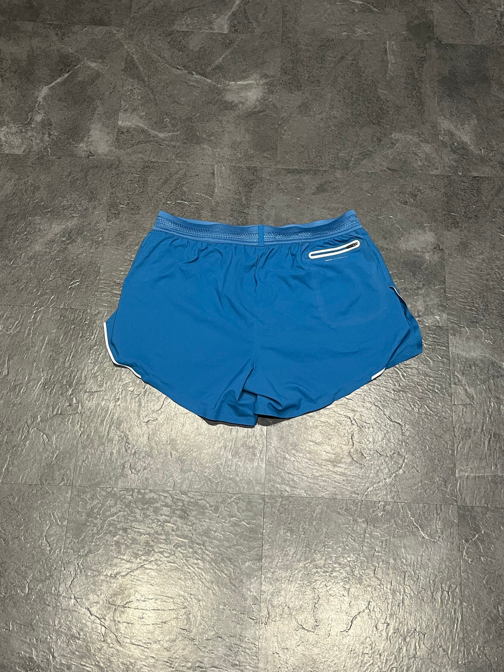 Blue Nike Men’s Dri Fit AeroSwift Pro Elite Racing 4” Split Shorts