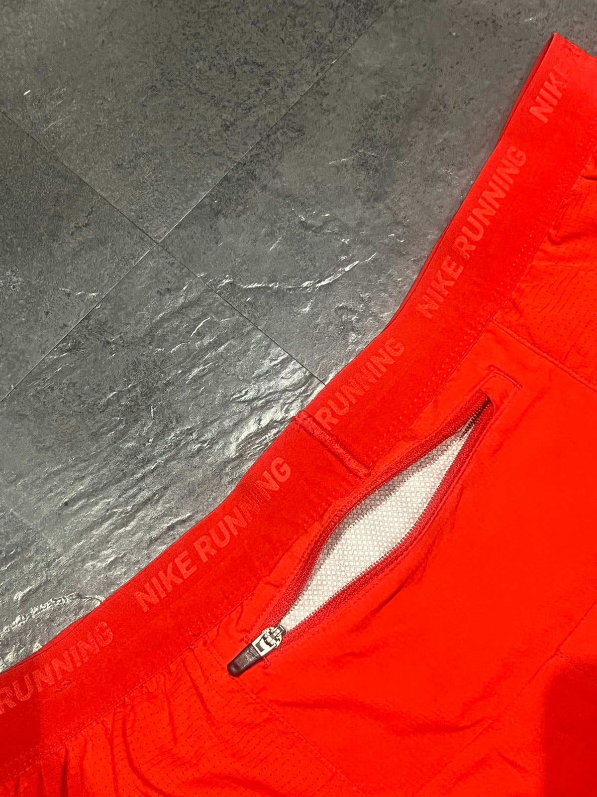 Red Nike Men’s Dri Fit Flex Stride 7” Brief Lined Running Shorts