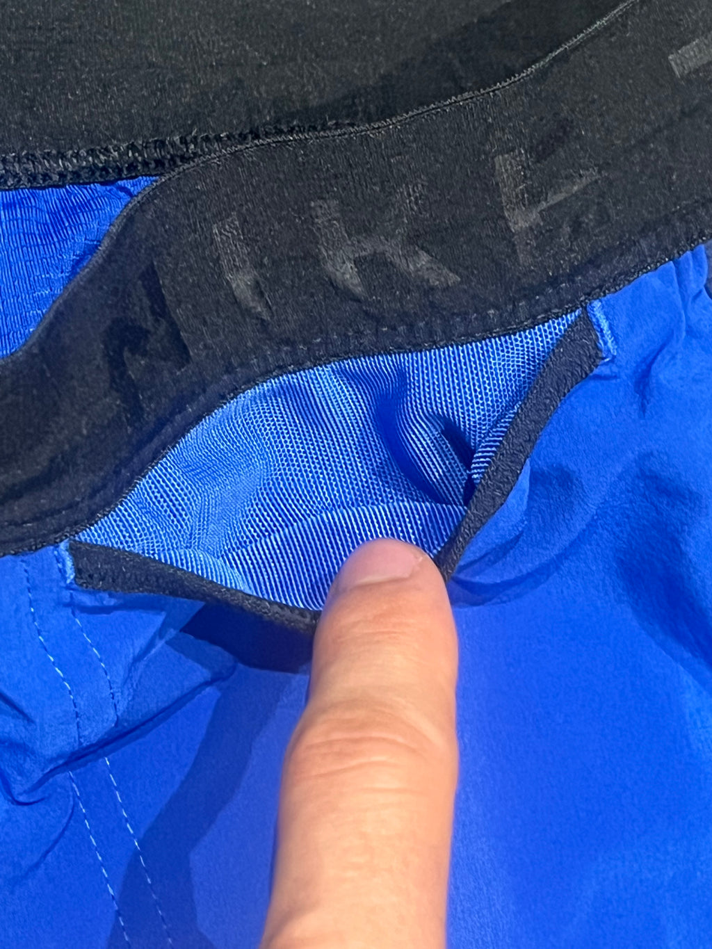 Blue Nike Men’s Dri Fit Trail “Second Sunrise” 7” Brief Lined Running Shorts