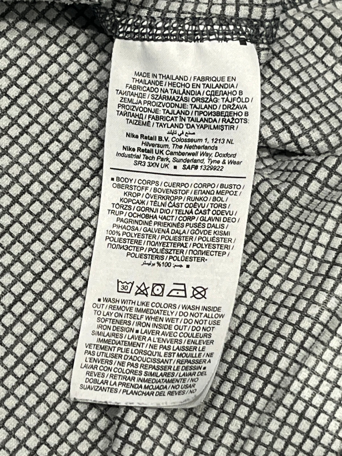Grey Nike Men’s Dri Fit Pacer 1/4 Zip Top