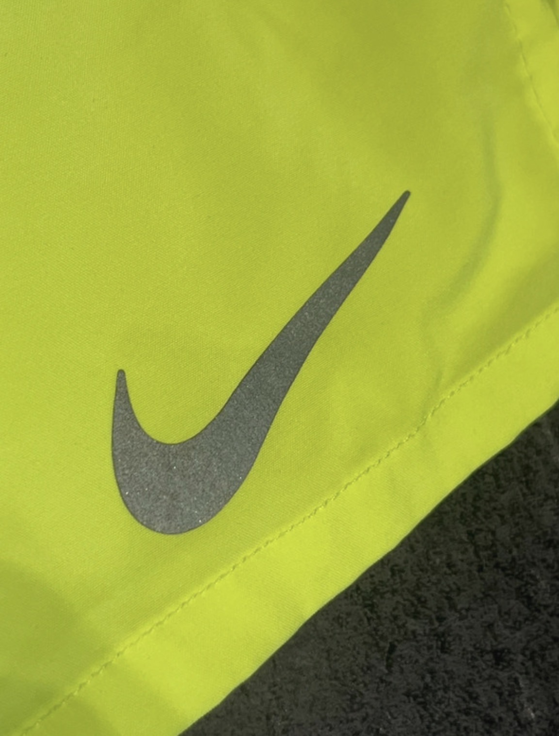 Neon Yellow Nike Men’s Dri Fit Flex Stride Running Shorts