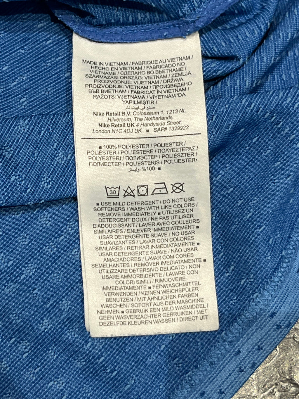 Blue Nike Men’s Dri Fit ADV Running T Shirt
