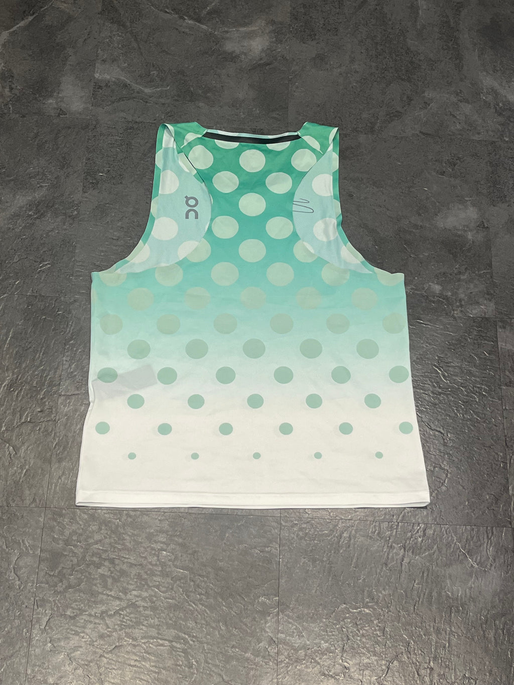Green/White On X Distance Men’s Racing Singlet