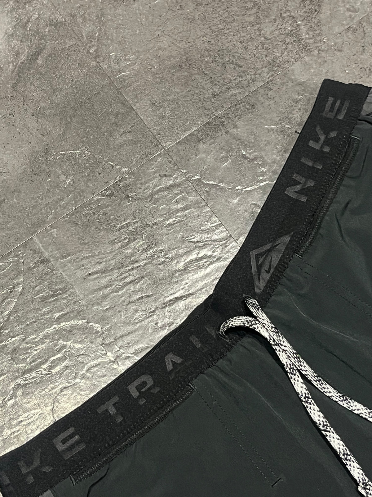 Black & Grey Nike Men’s Dri Fit Trail 7” Brief Lined Running Shorts