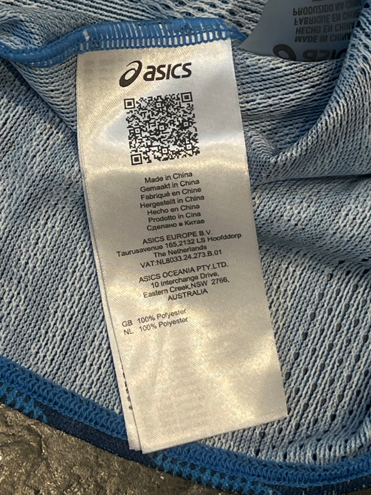 Blue ASICS Women’s Pro Elite Racing Singlet