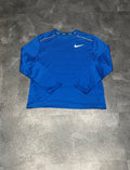 Blue Nike Men’s Dri Fit Miler Long Sleeve Running Top