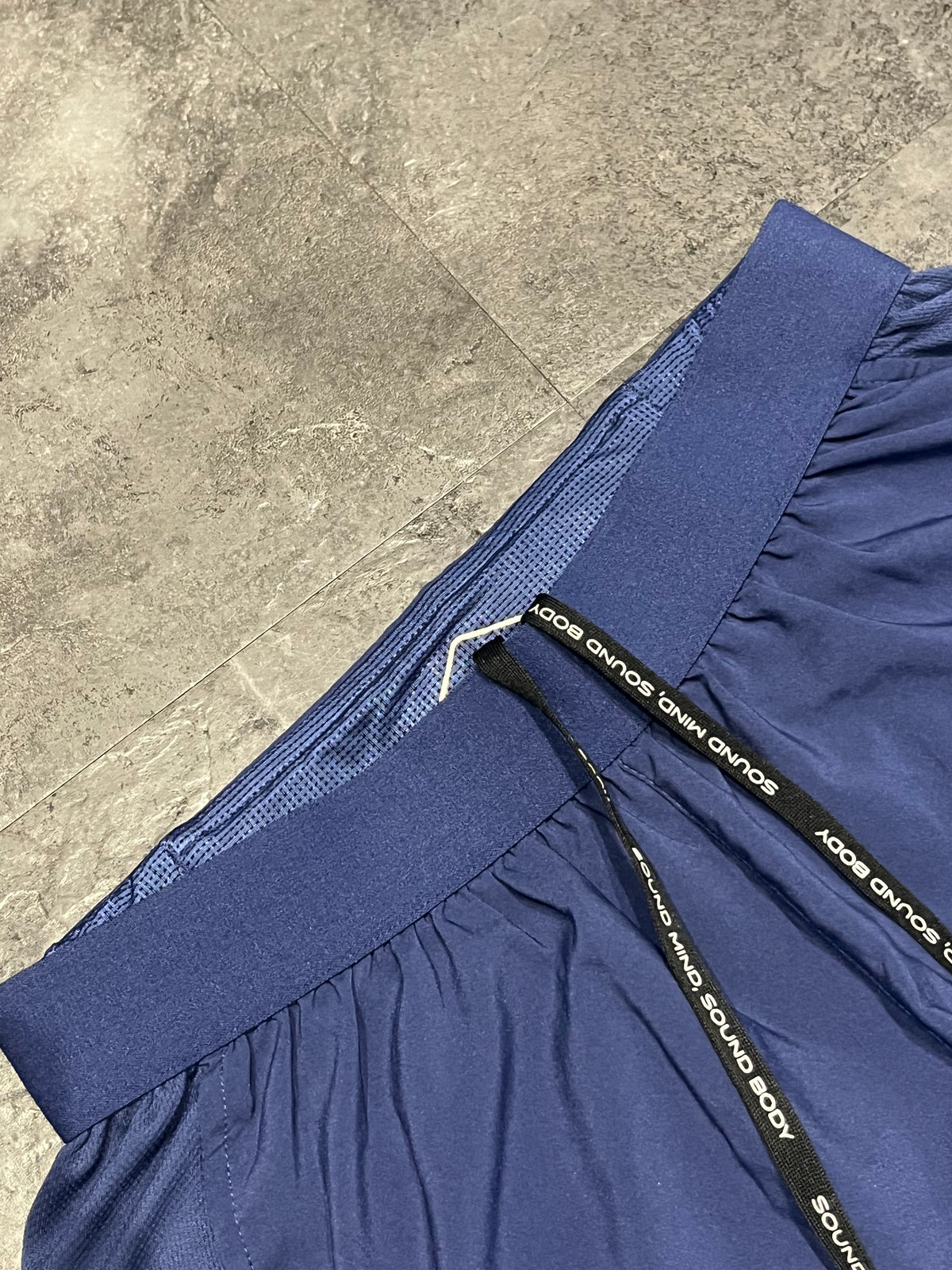 Navy Blue Asics Men’s Road 5” Brief Lined Running Shorts