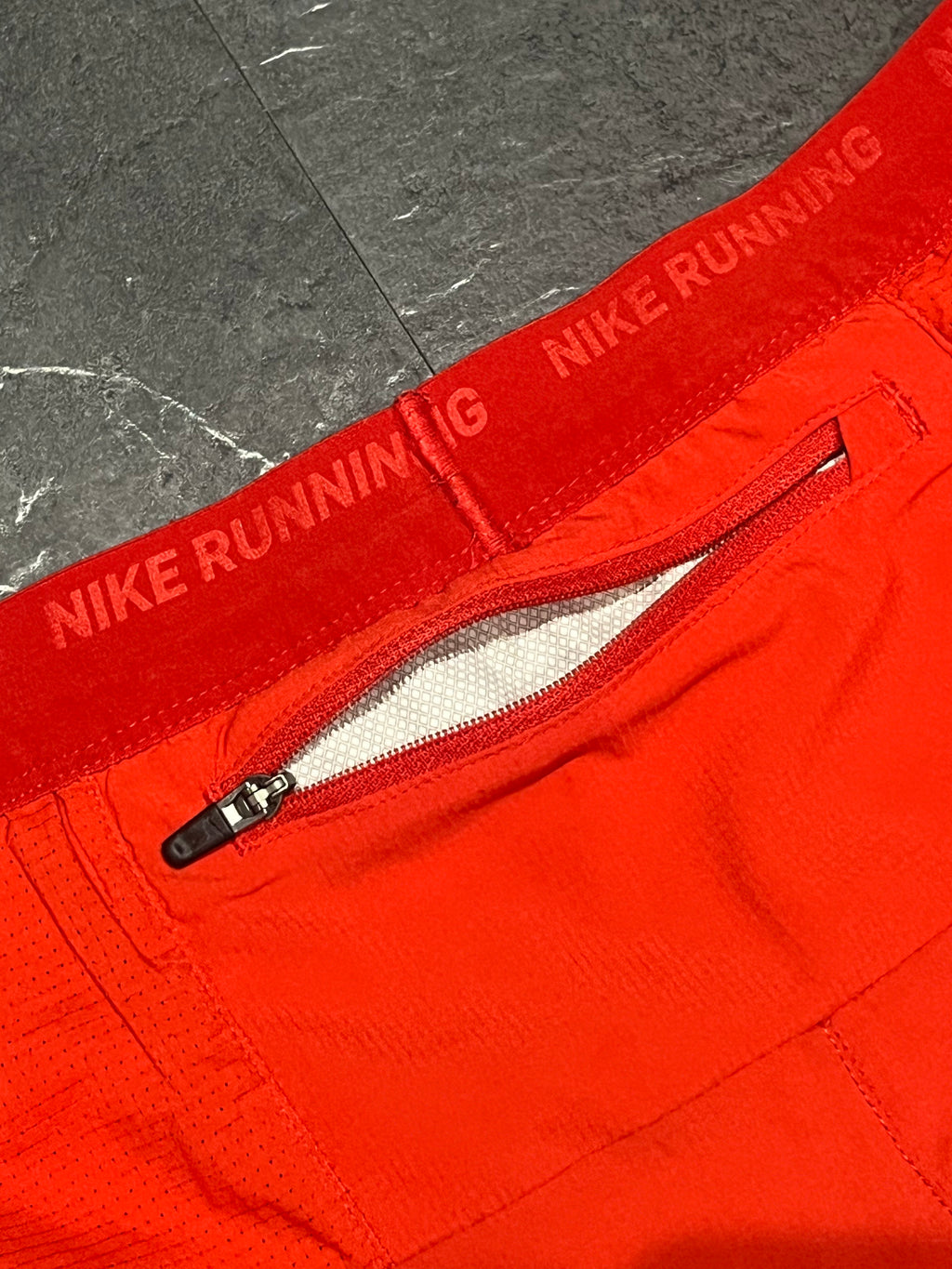 Red Nike Men’s Dri Fit Flex Stride 5” Brief Lined Running Shorts