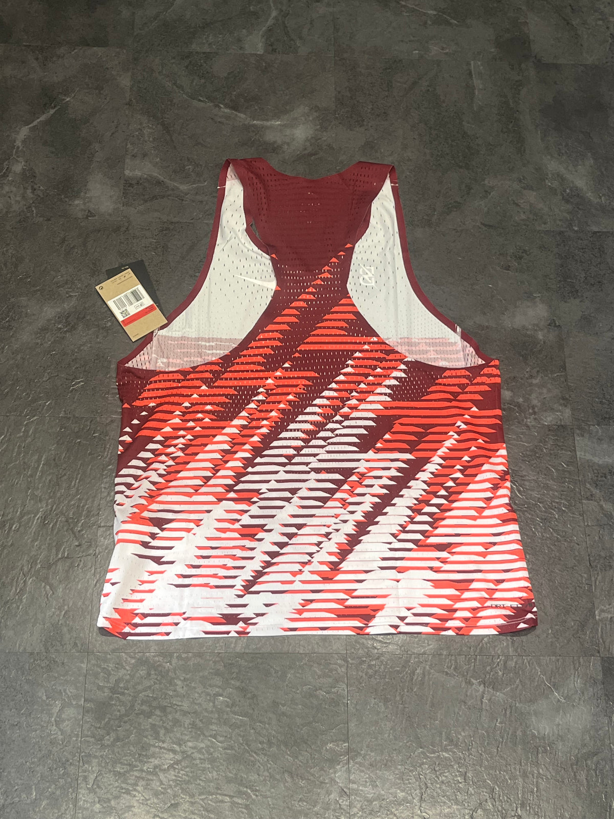 Red/White Nike Men’s Dri Fit ADV Bowerman Aeroswift Racing Singlet