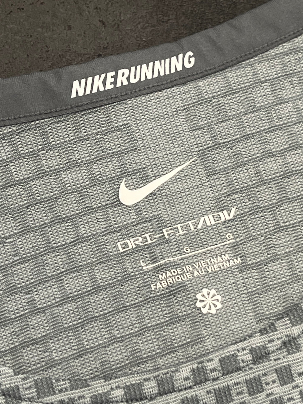 Grey Nike Men’s Dri Fit ADV Running T Shirt