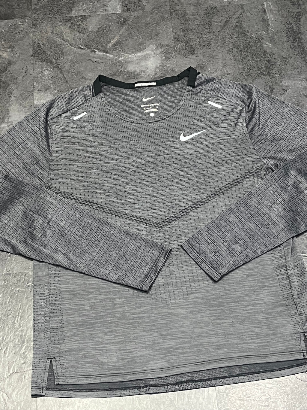 Dark Grey Nike Men’s Dri Fit ADV Long Sleeve Top