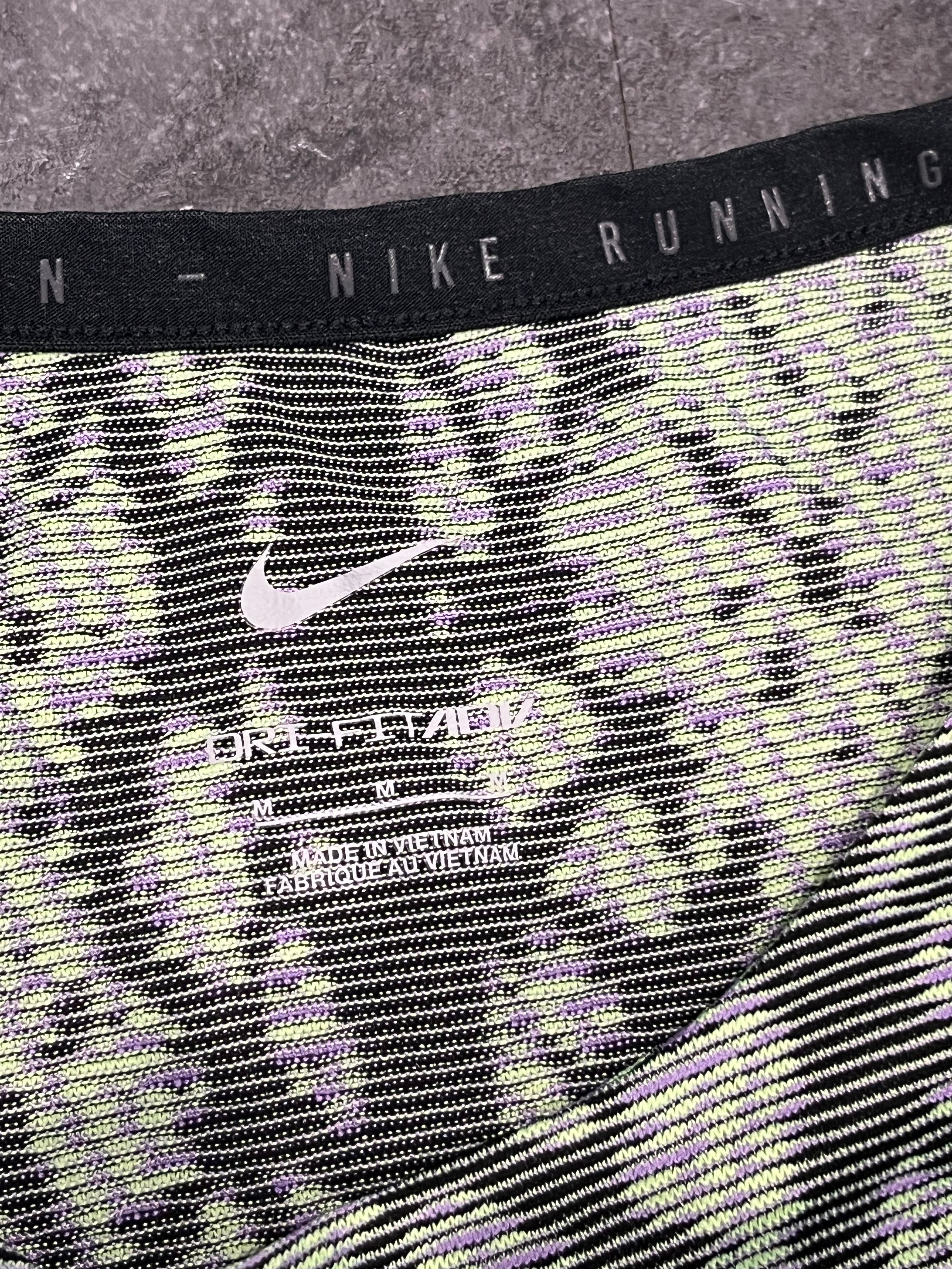 Green & Purple Nike Men’s Dri Fit ADV Running Division T Shirt