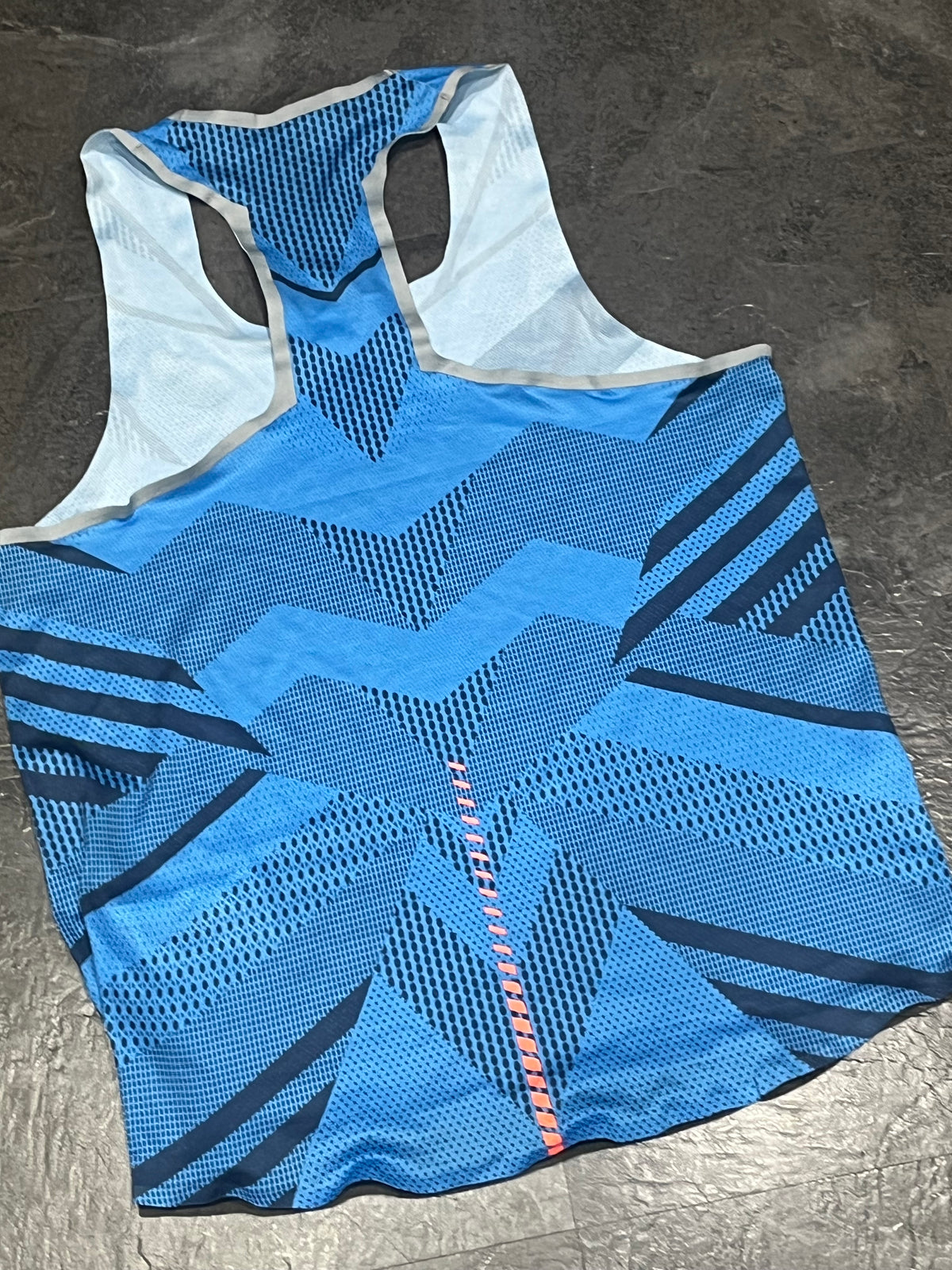 Blue Asics Men’s Track Elite Cooling Racing Singlet