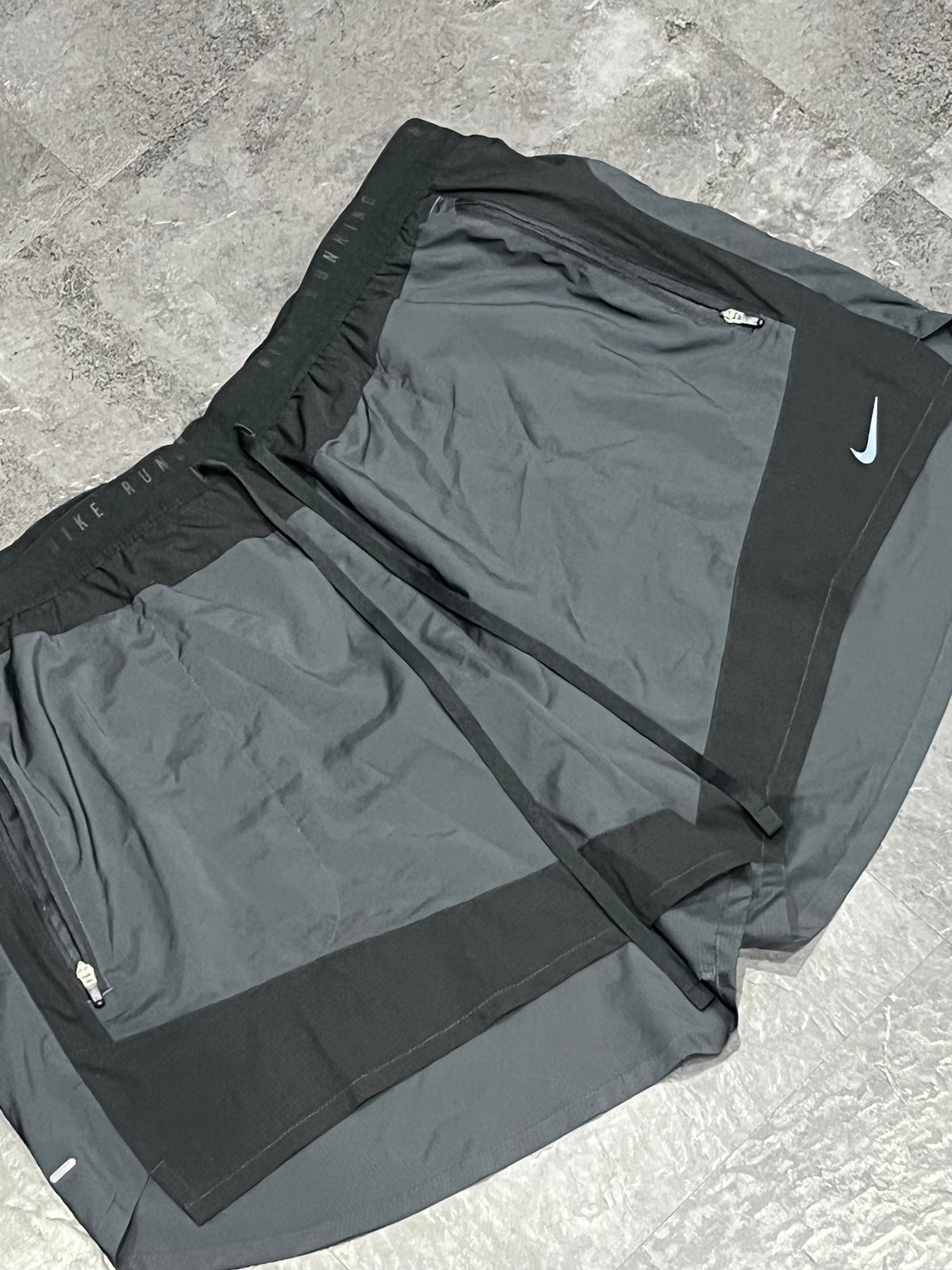 Off Noir Nike Men’s Dri Fit Stride 5” Brief Lined Running Shorts