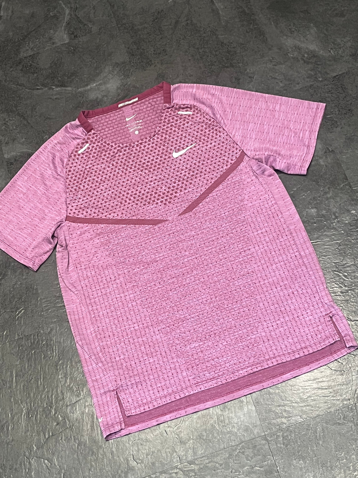 Pink/Purple Nike Men’s Dri Fit ADV Running T Shirt