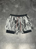 Black/White Nike Men’s Dri Fit Wild Run 2in1 Shorts