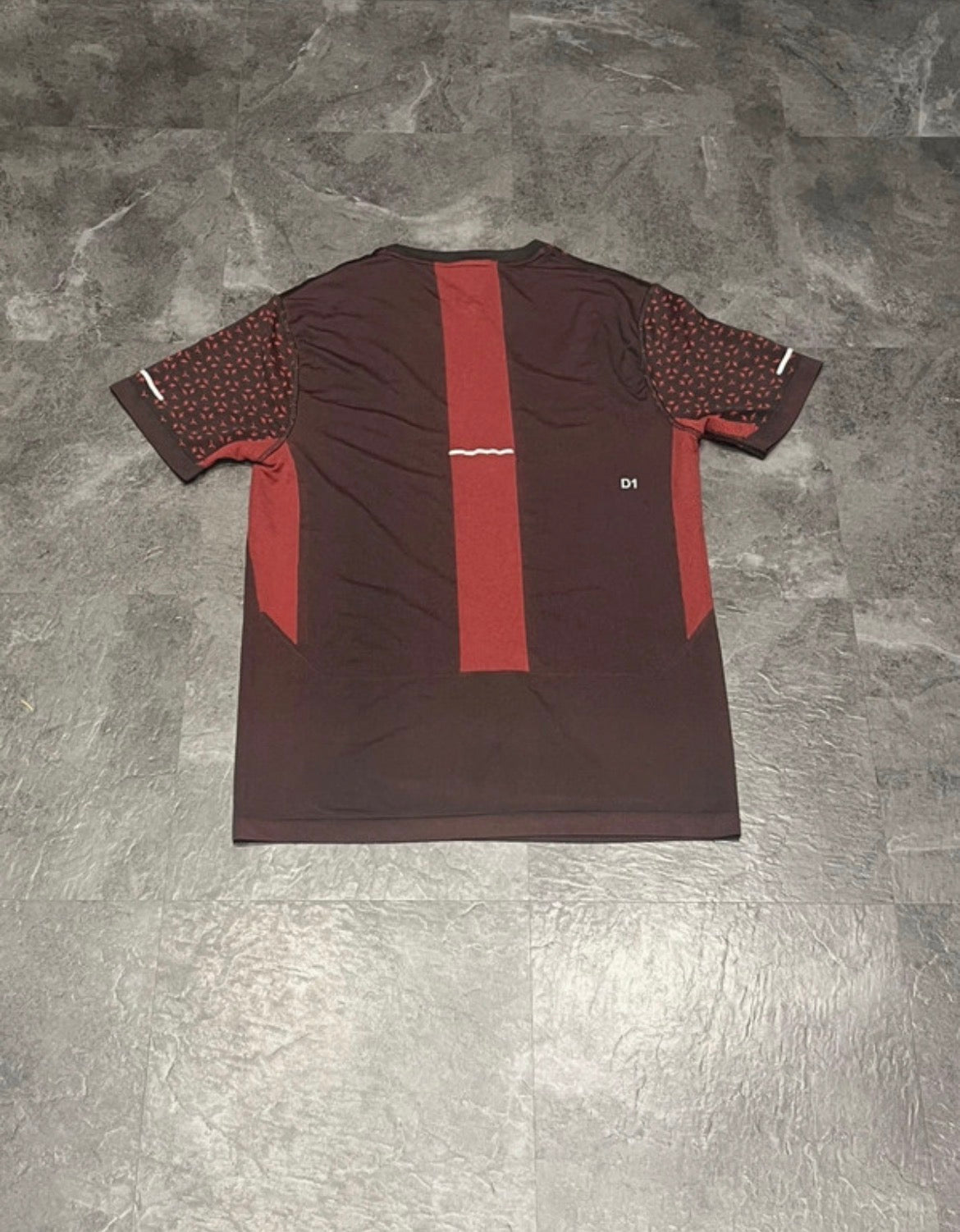 Maroon Asics Men’s Seamless SS Running T Shirt