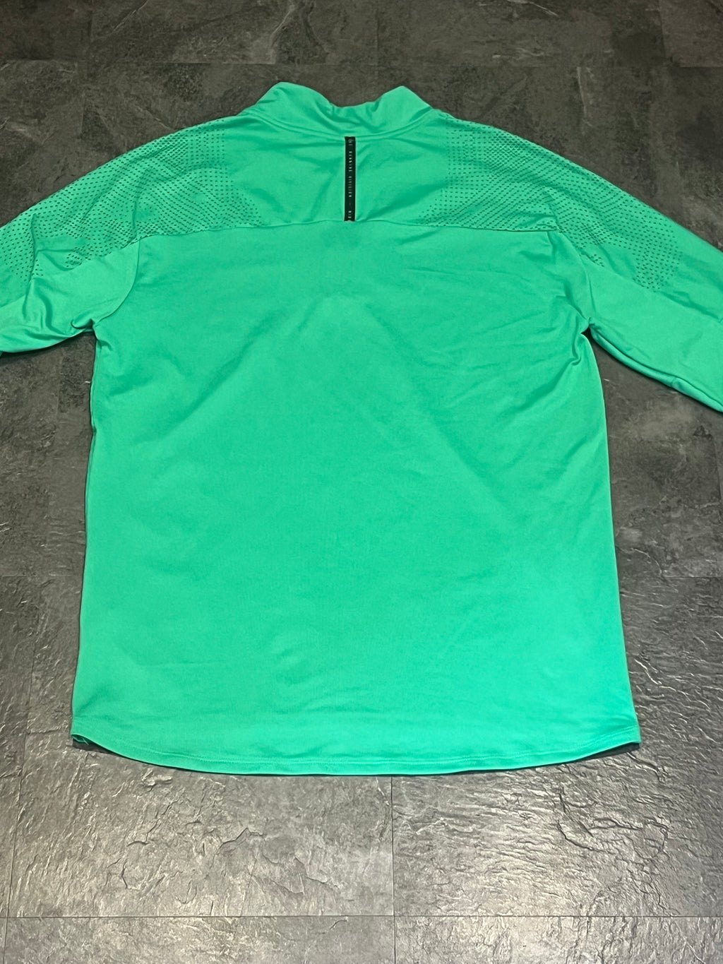 Bright Green Nike Men’s Dri Fit Running Division Flash 1/2 Zip Top