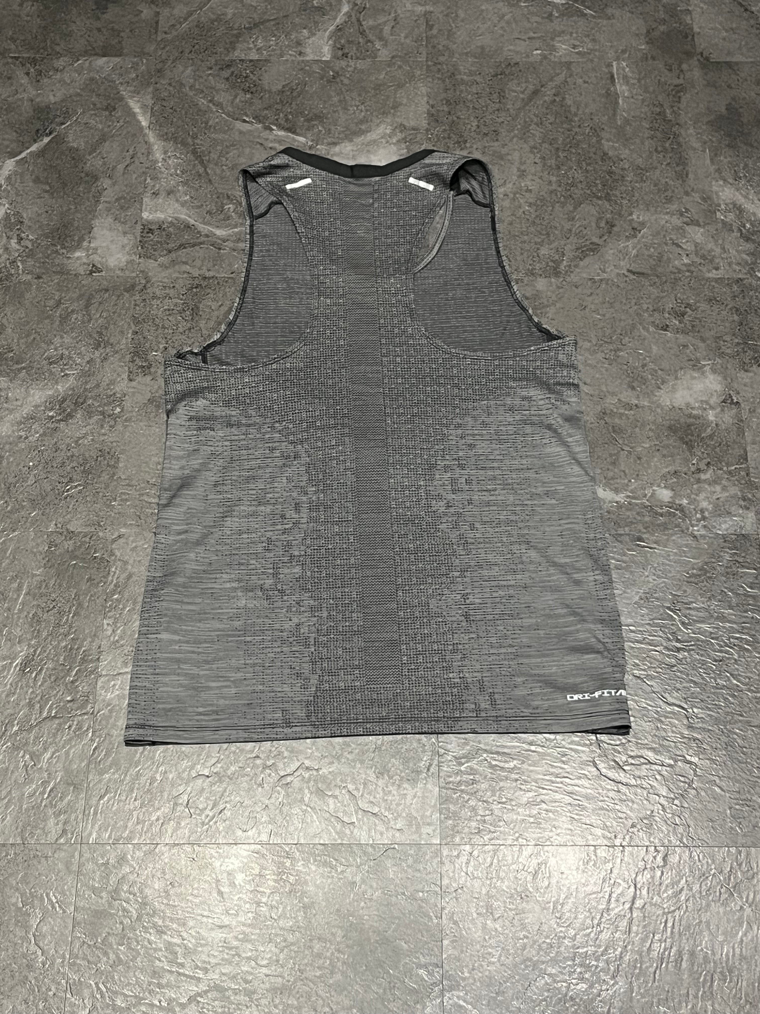 Grey Nike Men’s Dri Fit ADV Running Singlet