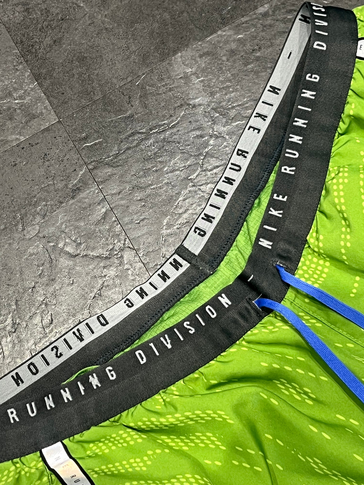 Green Nike Men’s Dri Fit Running Division 5” Brief Lined Running Shorts