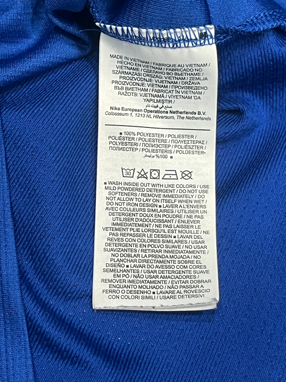 Blue Nike Men’s Dri Fit Miler Long Sleeve Running Top