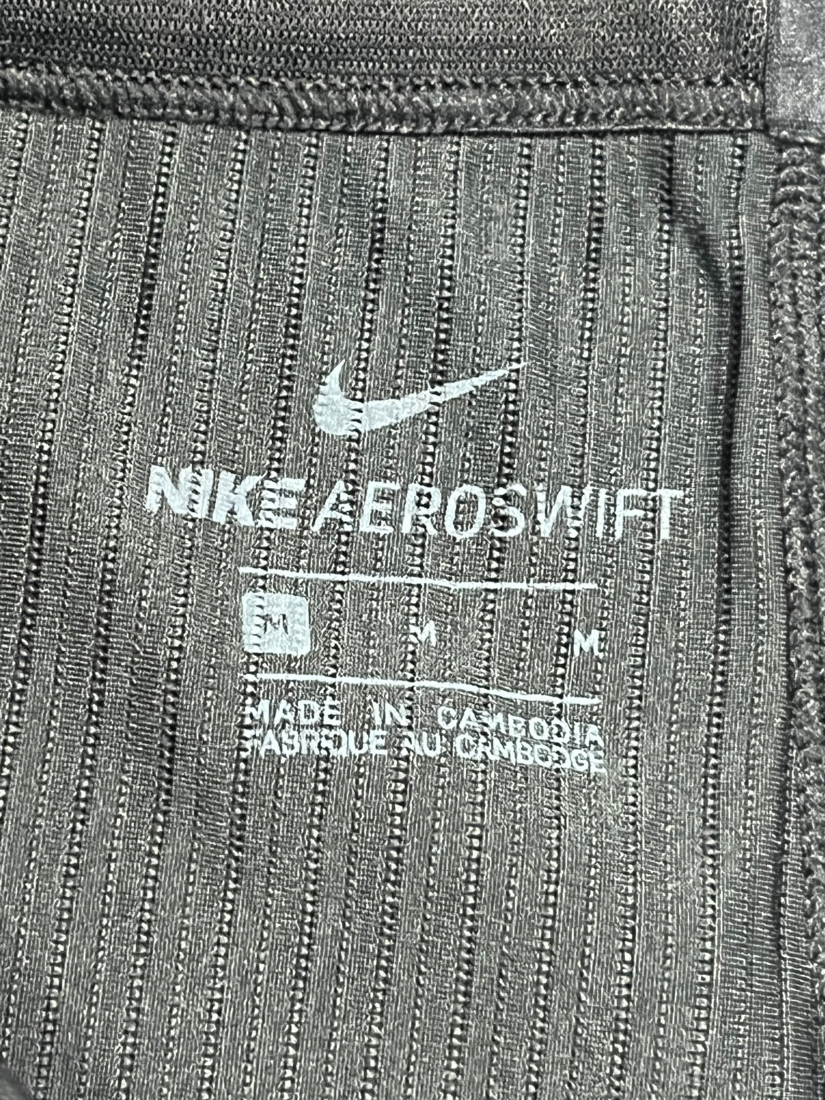 Black/White Nike Women’s Aeroswift Racing 1/2 Tights