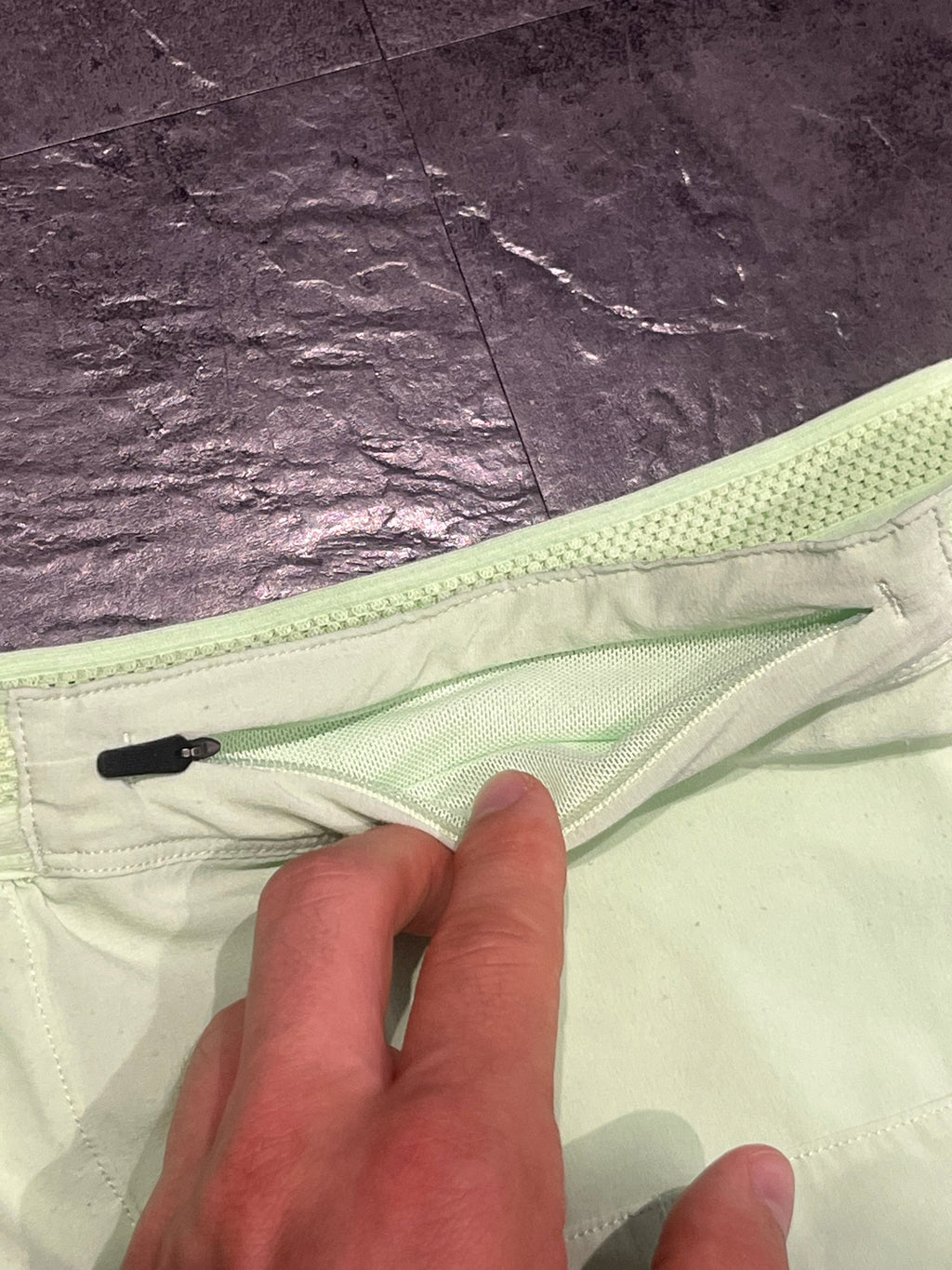 Vapour Green Nike Men’s Dri Fit ADV Aeroswift 2” Racing Split Shorts