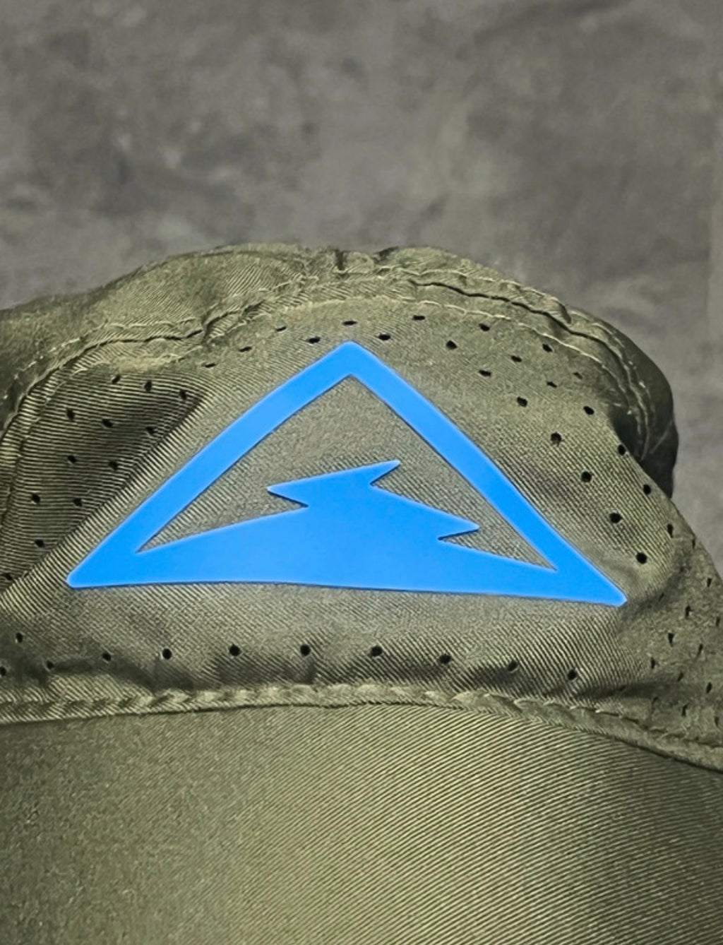 Green & Blue Nike Dri Fit Trail Aerobill Tailwind Running Cap