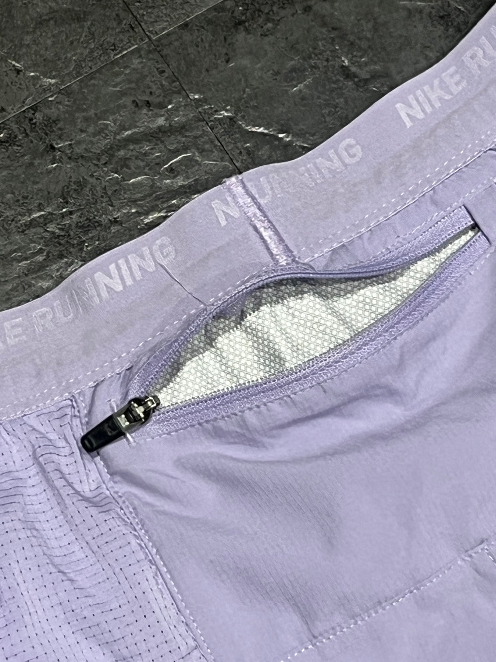 Light Purple Nike Men’s Dri Fit Flex Stride 7” Running Shorts