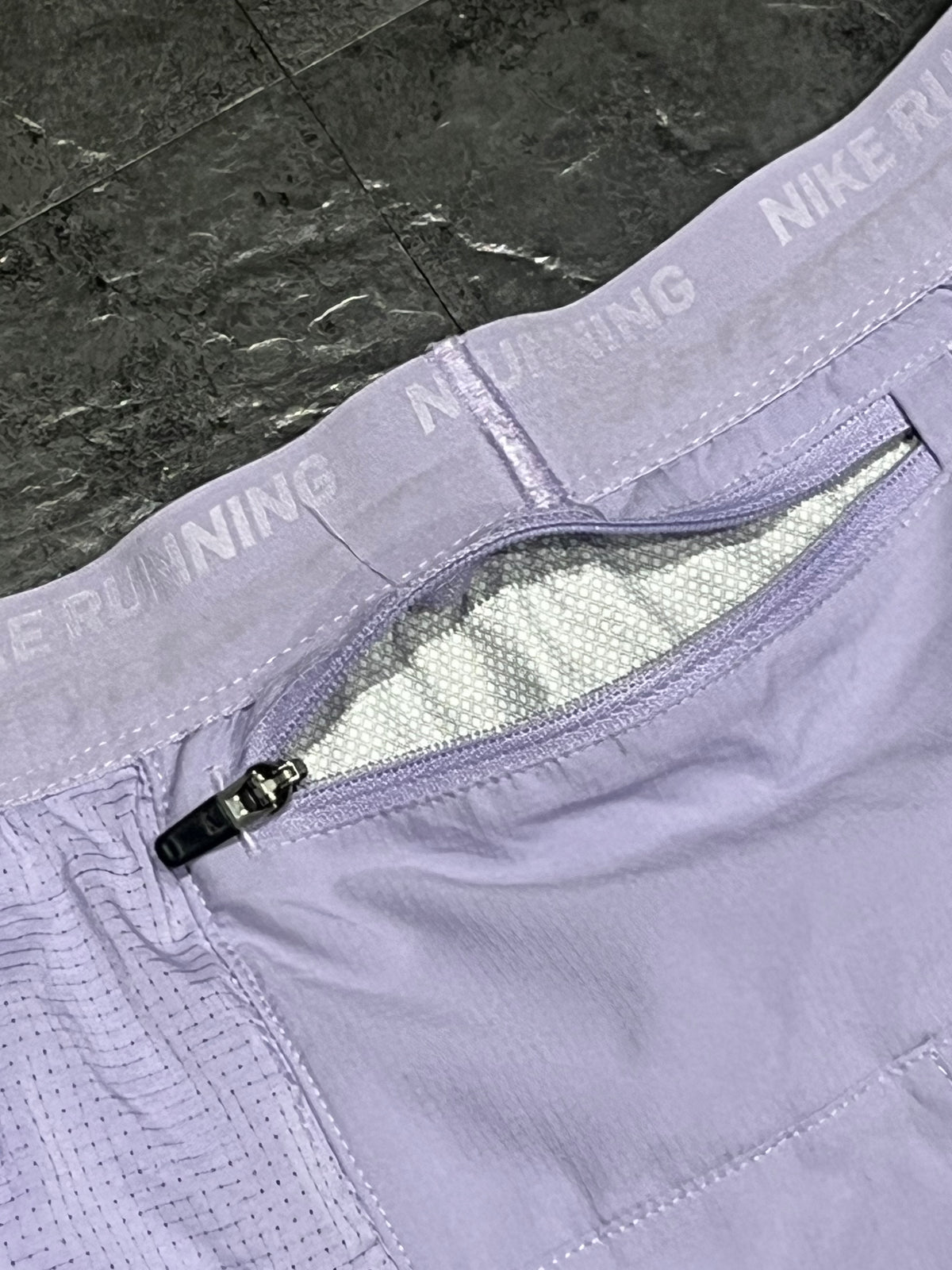 Light Purple Nike Men’s Dri Fit Flex Stride 7” Running Shorts