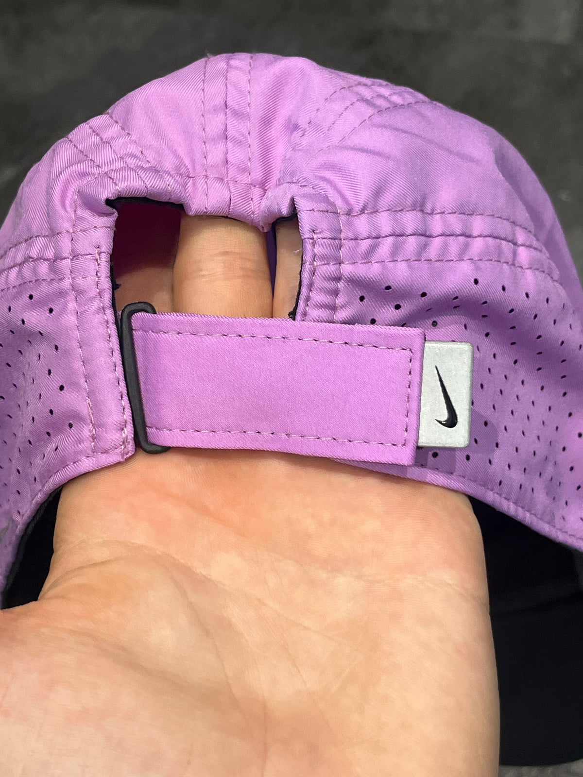Purple Nike Dri Fit ADV Fly Running Cap - Unisex