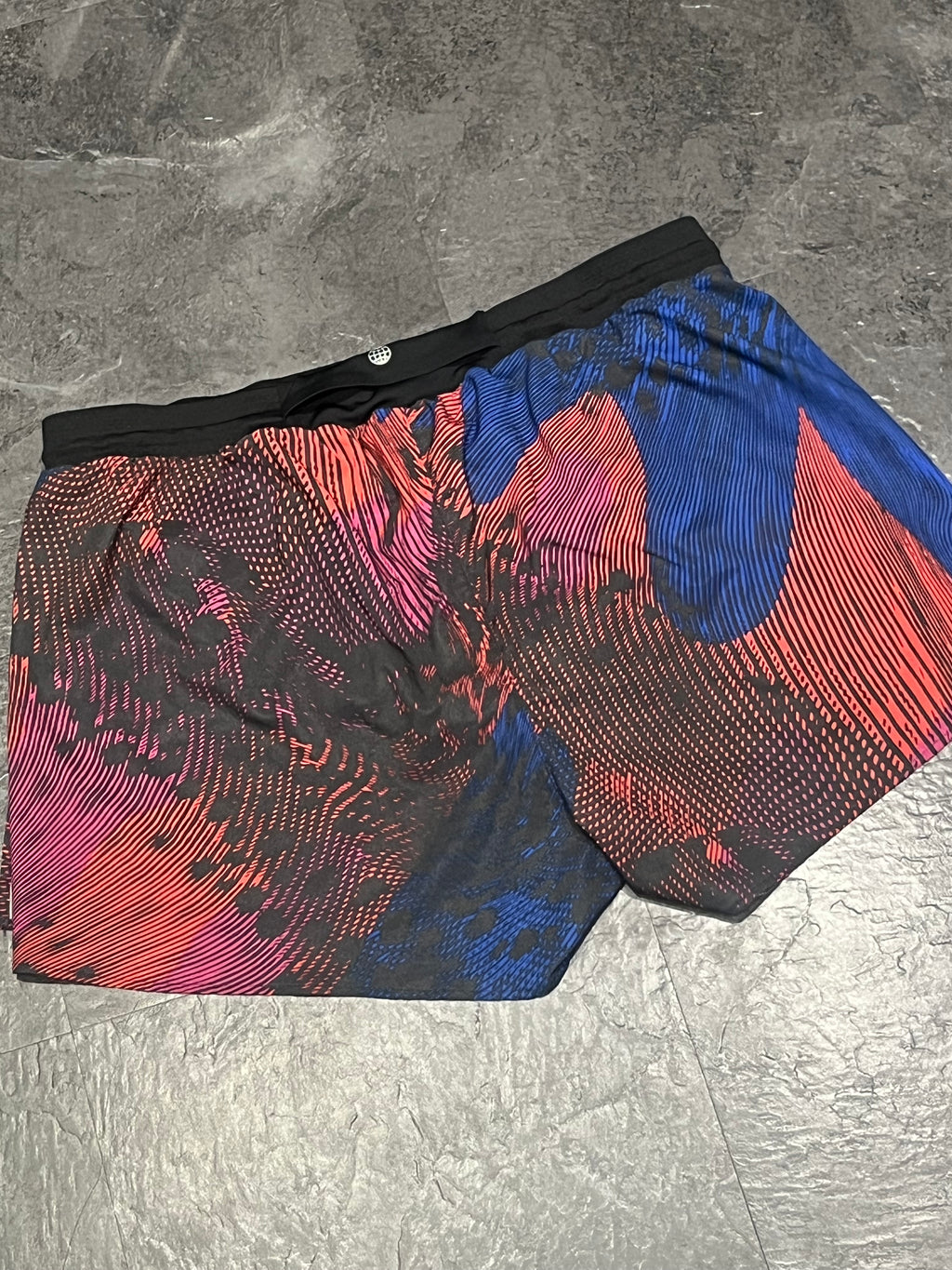 Red & Blue Adidas Adizero Men’s 3” Brief Lined Racing Split Shorts