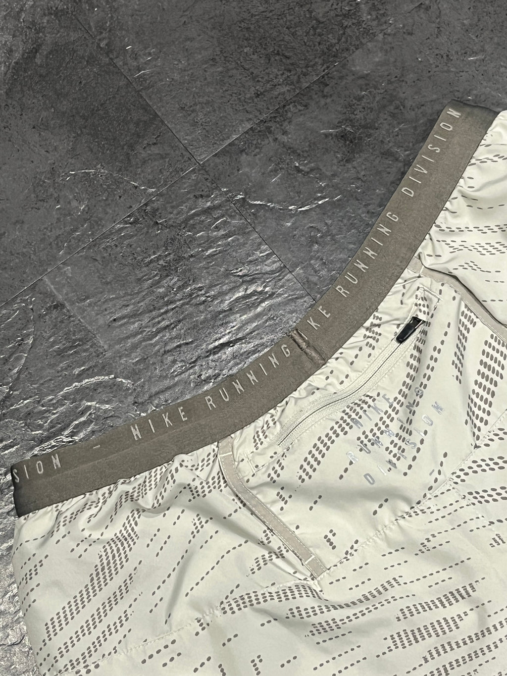 White Nike Men’s Dri Fit Running Division 5” Brief Lined Running Shorts