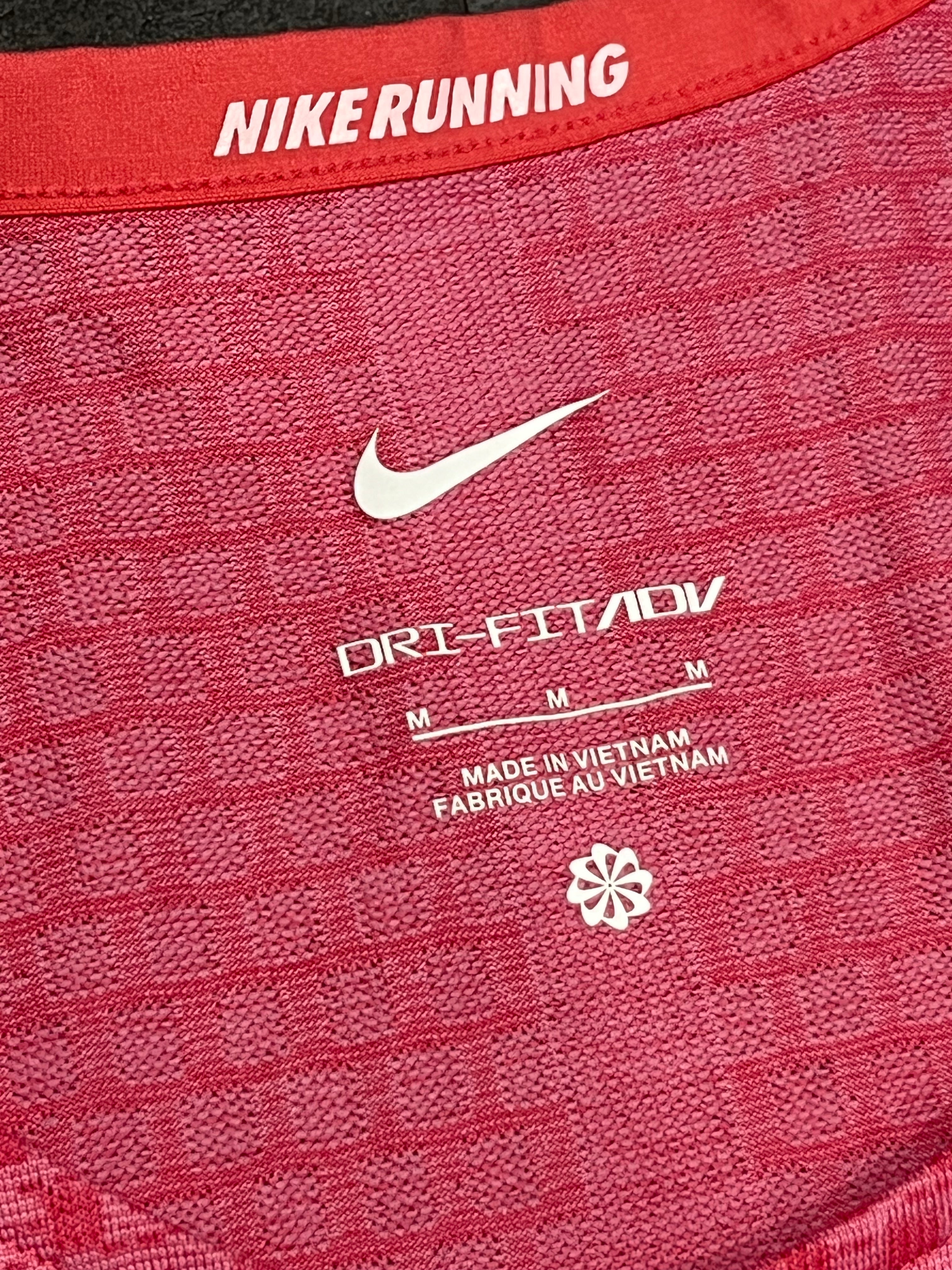 Pink Nike Men’s Dri Fit ADV Running Singlet