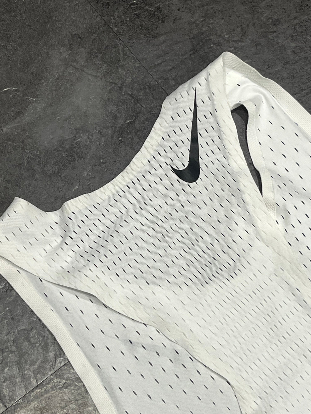 White & Black Nike Men’s Dri Fit ADV Aeroswift Racing Singlet
