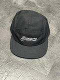 Black/White Asics 5 Panel Running Cap - Unisex